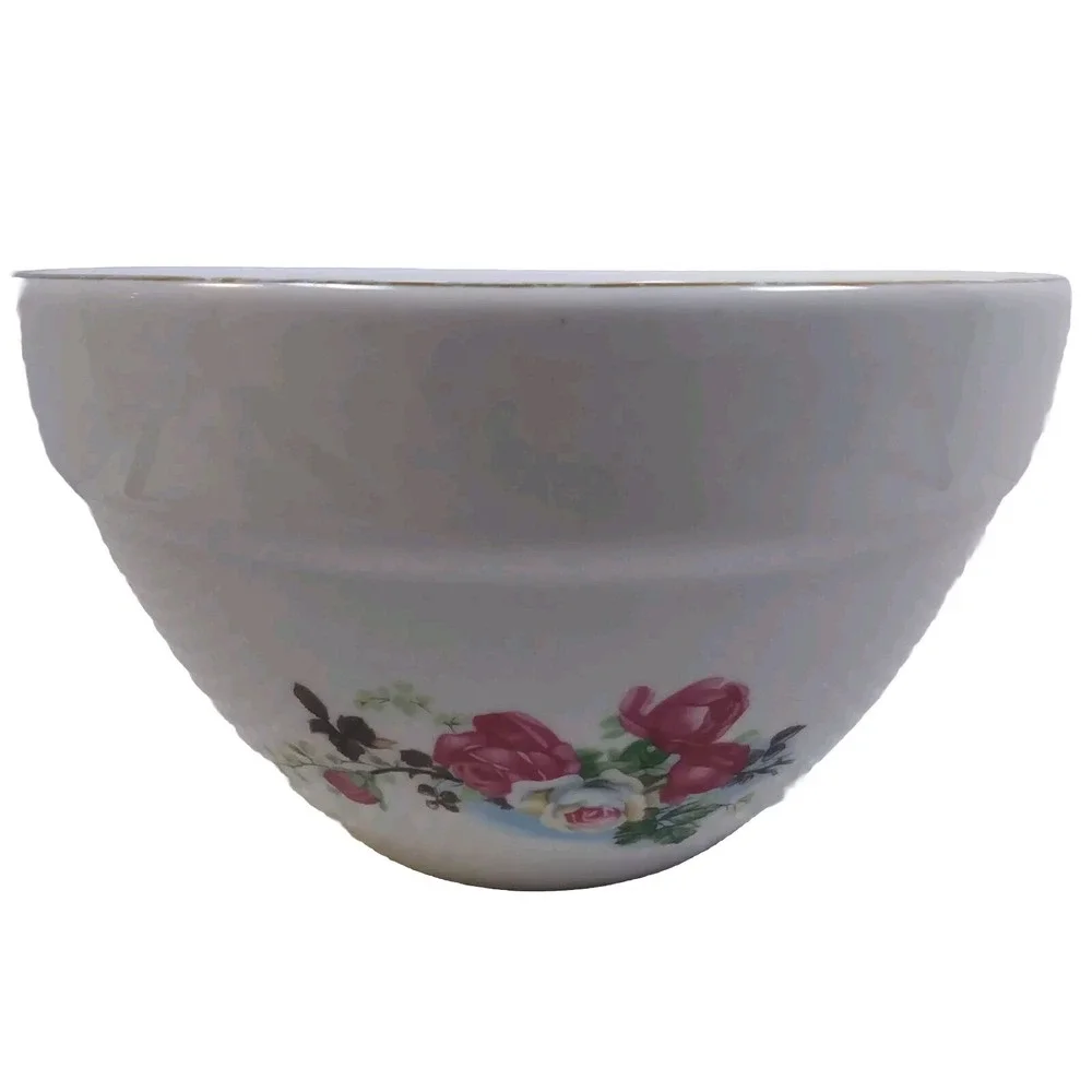 Painted Rose Pattern Colonial Band 7.75